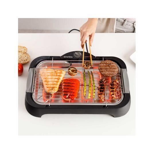 Barbecue Électrique - TAURUS - Maxim's - 2400 Watts - Surface De Cuisson 41 X 24 Cm - Thermostat Réglable