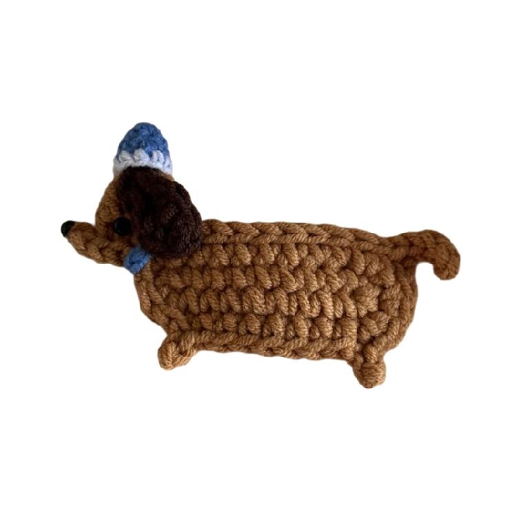 1PC Eye Catching Crochet Yarn Hair Clip for Kids and Adults Fun and Cartoon Pet Cats Designs for Kids and Adults