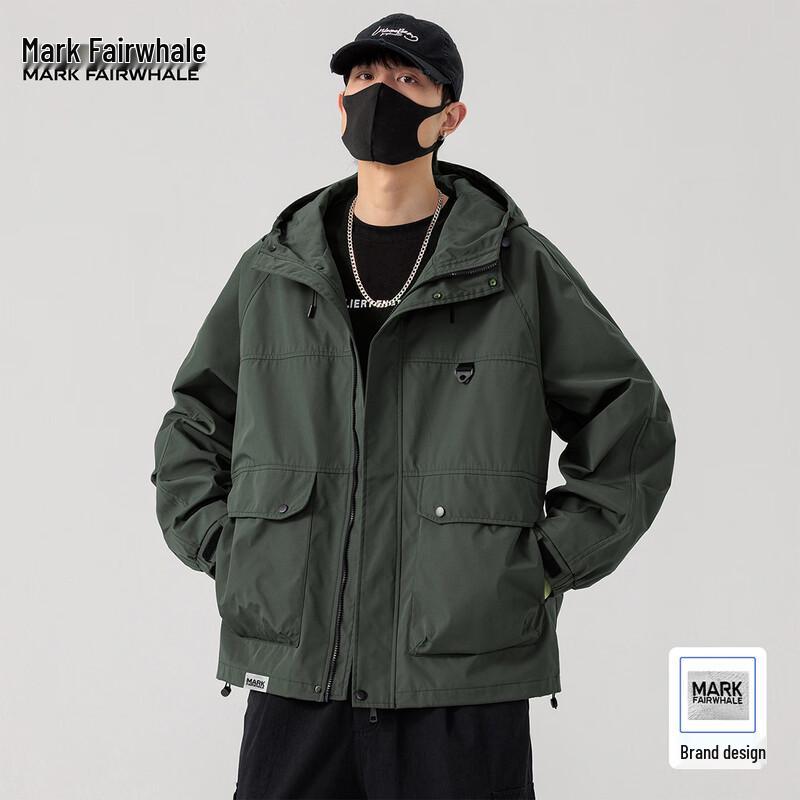 Mark Fairwhale Men's Hooded Workwear Jacket