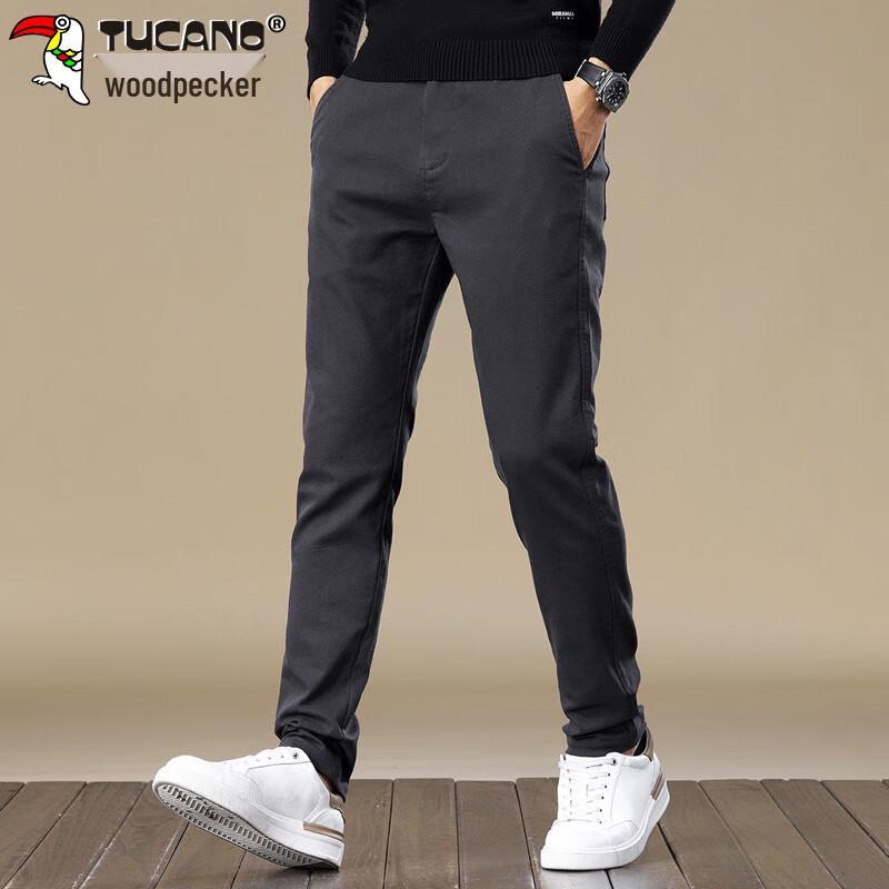 Tucano Men's Autumn/Winter Straight-Leg Business Casual Pants