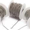10meters/roll 1.5/2/2.4mm Beaded Ball Stainless Steel Chain Bulk Chains for DIY Necklaces Bracelet Keychain Jewelry Making