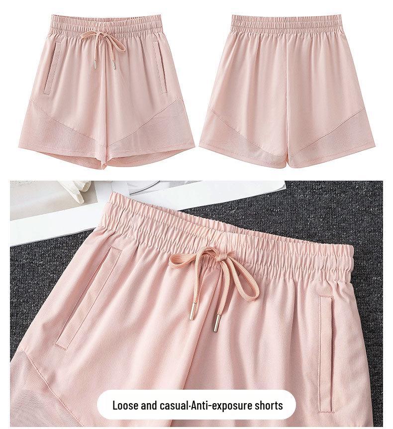 Women's Summer 2025 Quick-Dry Casual Black Fitness Yoga Top & Shorts Set