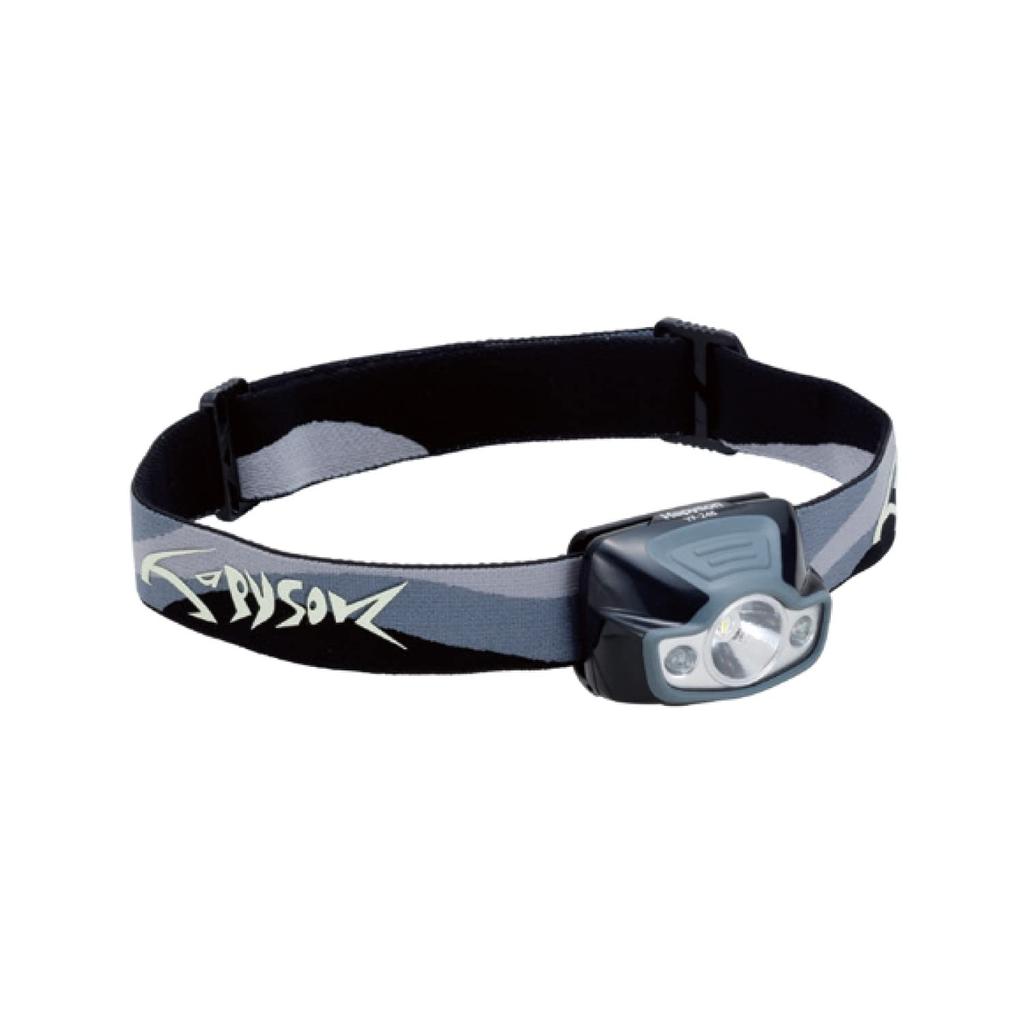 Hapyson LED Stirnlampe Schwarz 80g YF-246BK-K Gewicht Ca.. (inklusive Batterie)