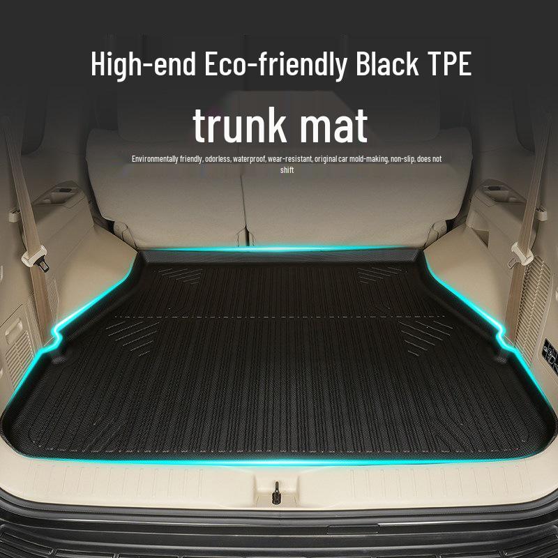 Full Coverage TPE Floor Mats for Toyota Land Cruiser LC300/LC200 (7-Seater)