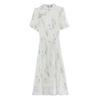 New Chinese Style Summer 2026 Women's Dress: Zen Puff Sleeve Cheongsam