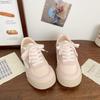 Women's German Training Sneakers: Thick-Soled, Ugly-Cute Chic, 2025 Summer, Versatile White Sports Shoes