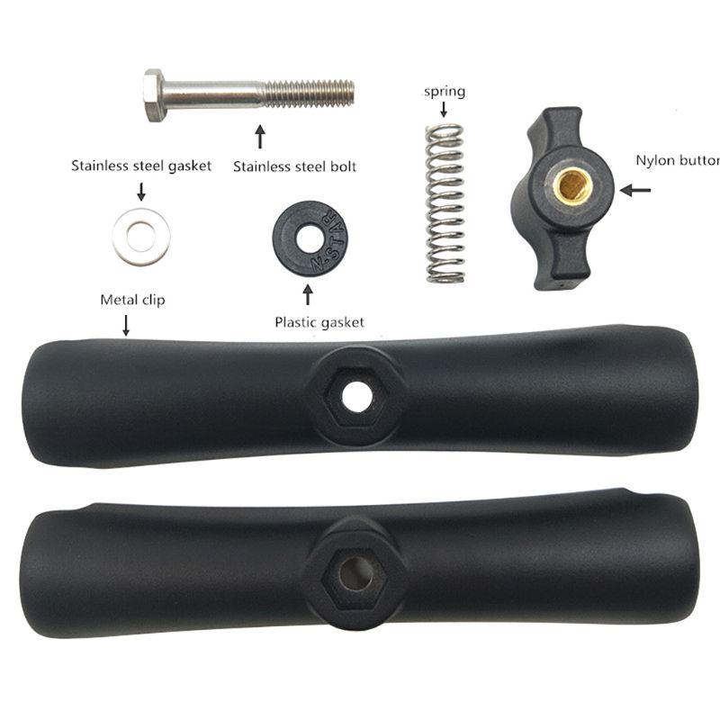 Motorcycle Bike Panoramic Monopod Handlebar Double Clip Bracket for Insta360 One X2 GoPro 11 10 9 Selfie Stick Camera Accessory
