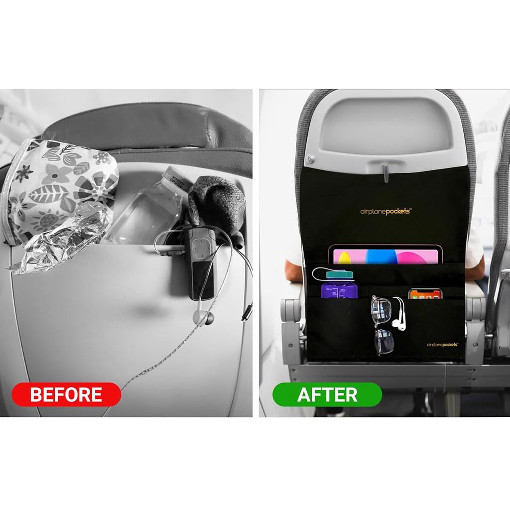 Multi Functional Airplane Meal Board Bag, Portable, Multi Pocket Airplane Meal Board Bag, One Pack