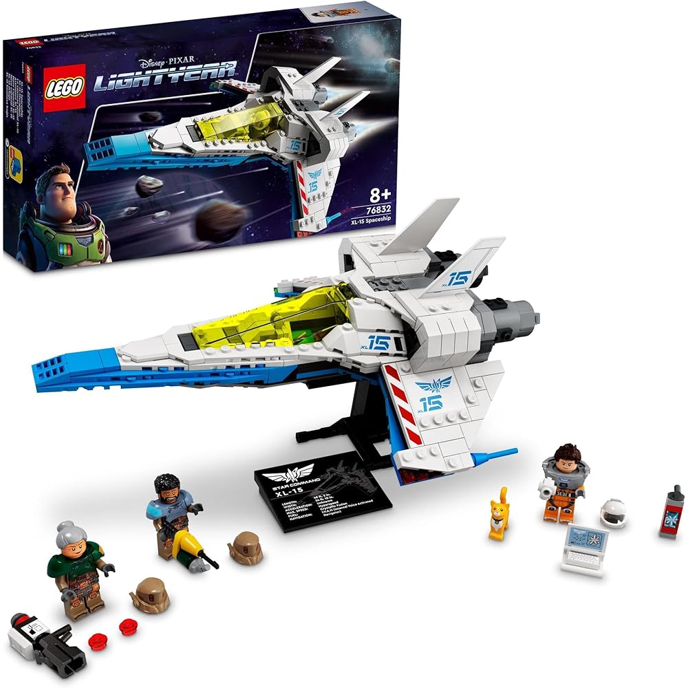 Конструктор LEGO Disney Pixar Космический корабль Базза Лайтера XL-15 76832 Игрушка для мальчиков и девочек от 8 лет