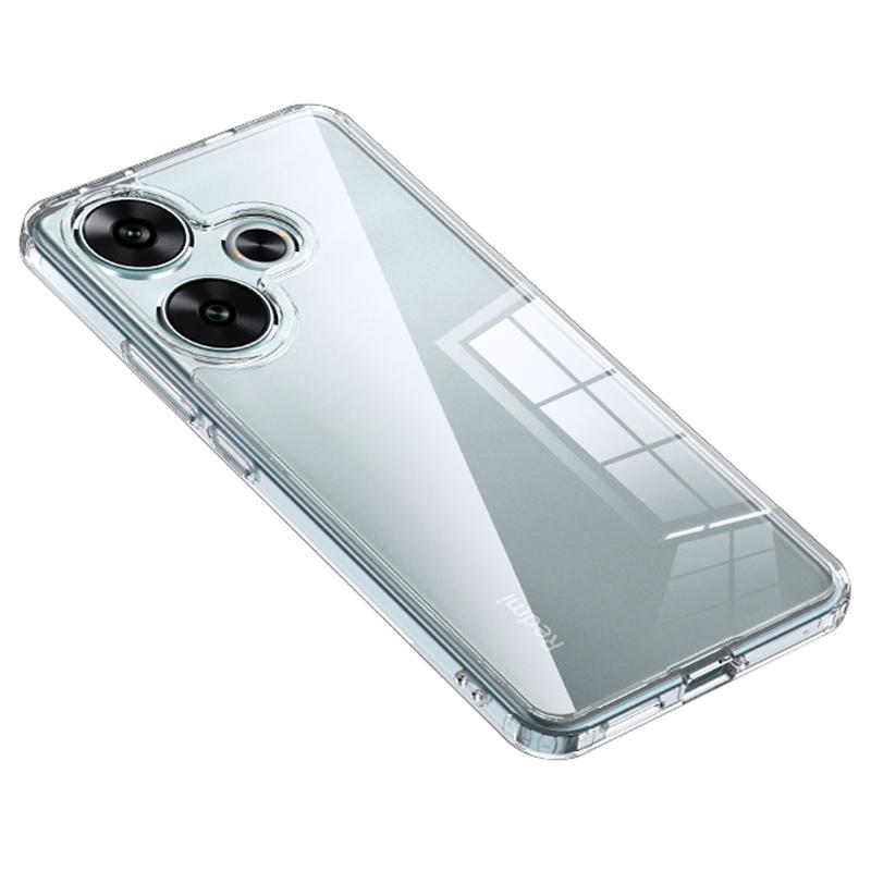 

For Xiaomi Redmi Turbo 3 5G/Poco F6 5G Phone Case TPU+PC Mobile Phone Cover Wholesale Transparent