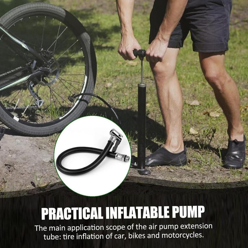 Autoreifen-Luftfüllerschlauch, aufblasbare Pumpe, Verlängerungsrohradapter, Twist-Reifen-Luftanschluss, Verriegelung, Air Chuck, Fahrrad, Motorrad