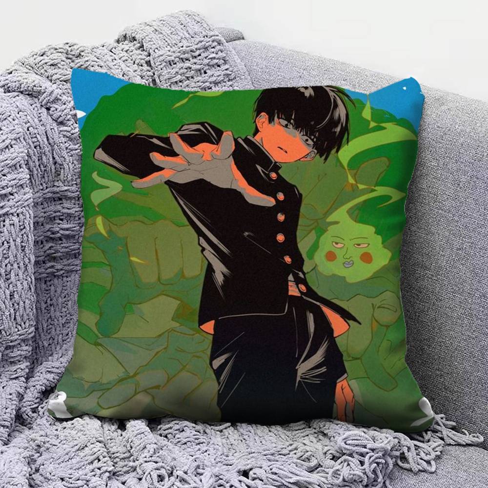 Mob Psycho  AAnime  Pillow Covers Home Sofa Cushion Covers and Aecorative Custom