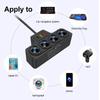 4 in1 Socket 3.1A Car Cigarette Lighter Adapter 12V/24V Charger Charger Plug Phone Power Adapter for Car DVR Dashcam