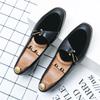 Fashion Spring Flat Shallow Mouth Men Casual Shoes Fashion Slip-on Walking Footwear Nubuck Leather Loafers Breathable Shoes Design Shoes