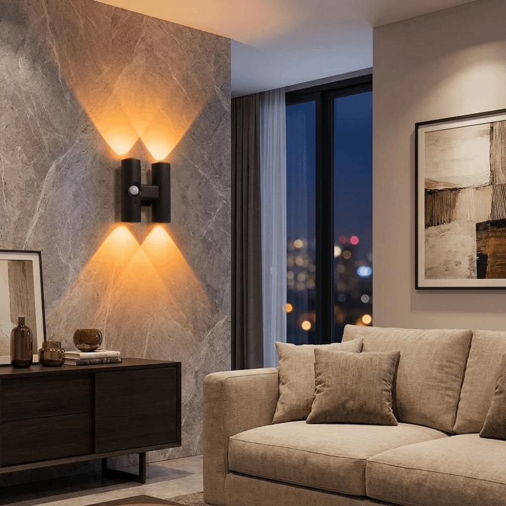 Smart Sensing Induction Wall Lamp USB Charging Rechargeable Wall Light Bedroom