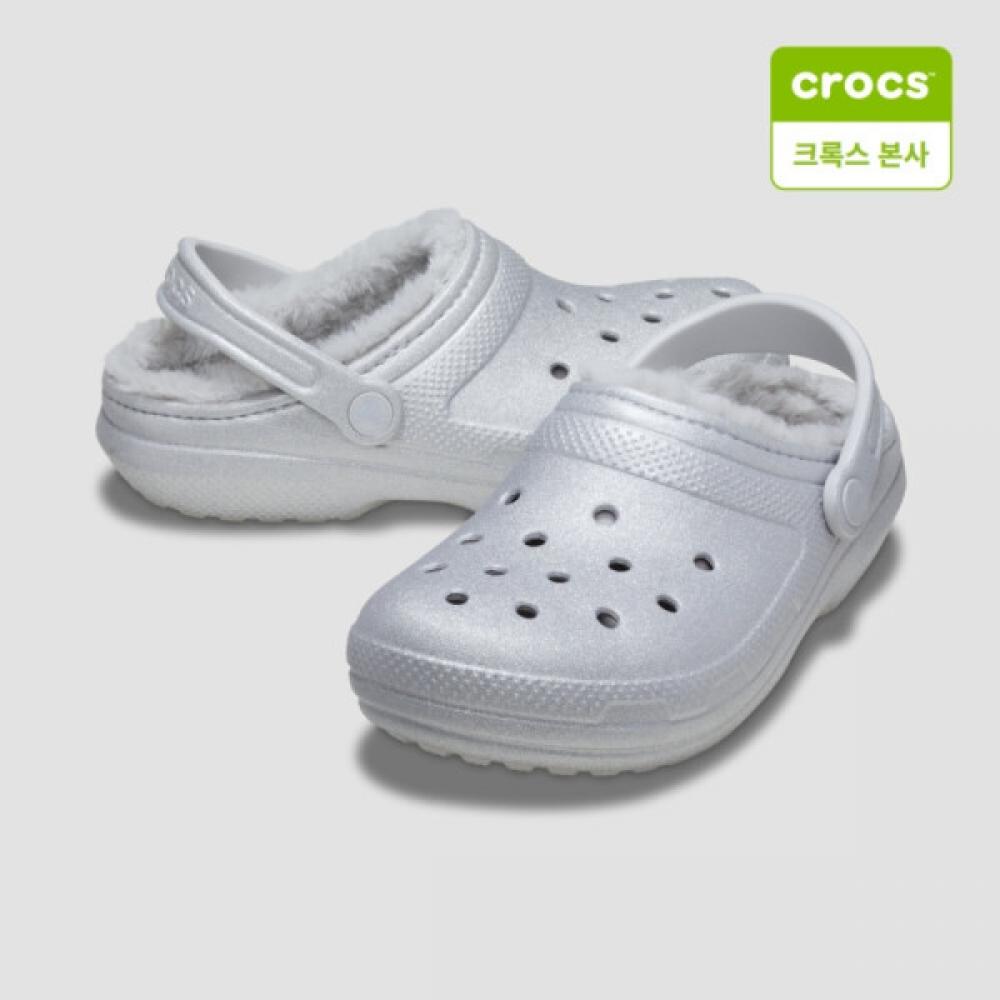 

Crocs Classic Glitter Clog Fuzz Lined 211928 040 M7W9(260mm)