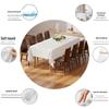 Disposable Waterproof Rectangular Solid Color Tablecloth for Parties