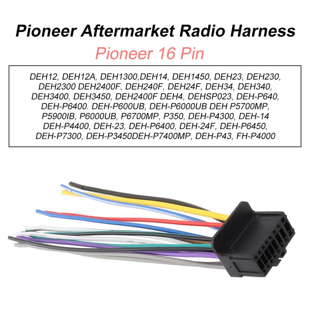 Pioneer Radio Harness Radio Wiring Easy Connection