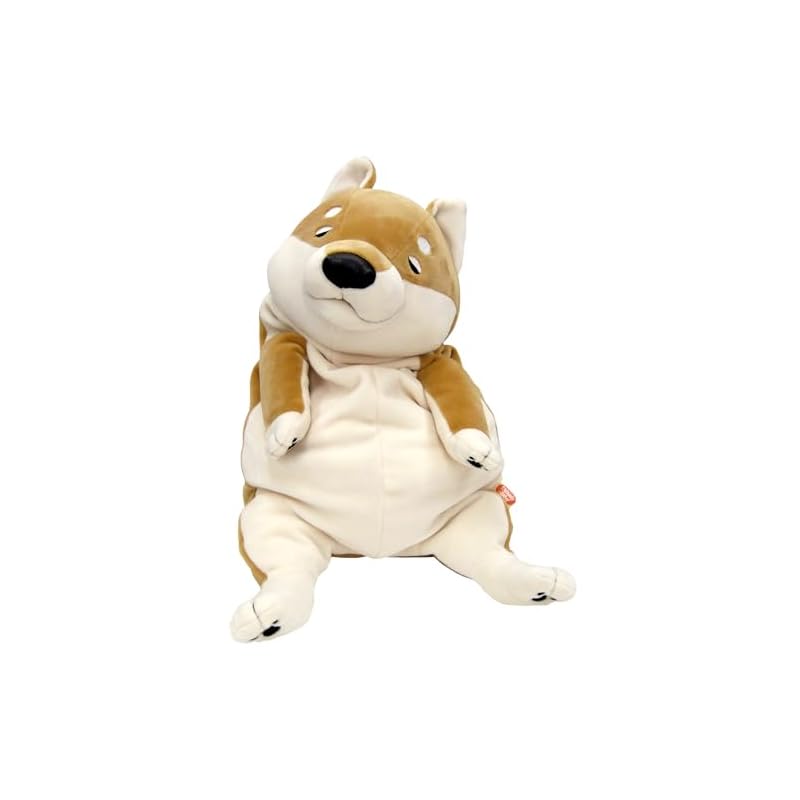 Shinada Global Mochi Series Mochi Dog Akashiba (Large) 22 x 22 x 30cm Plush Dog Animal MOIN-0350R