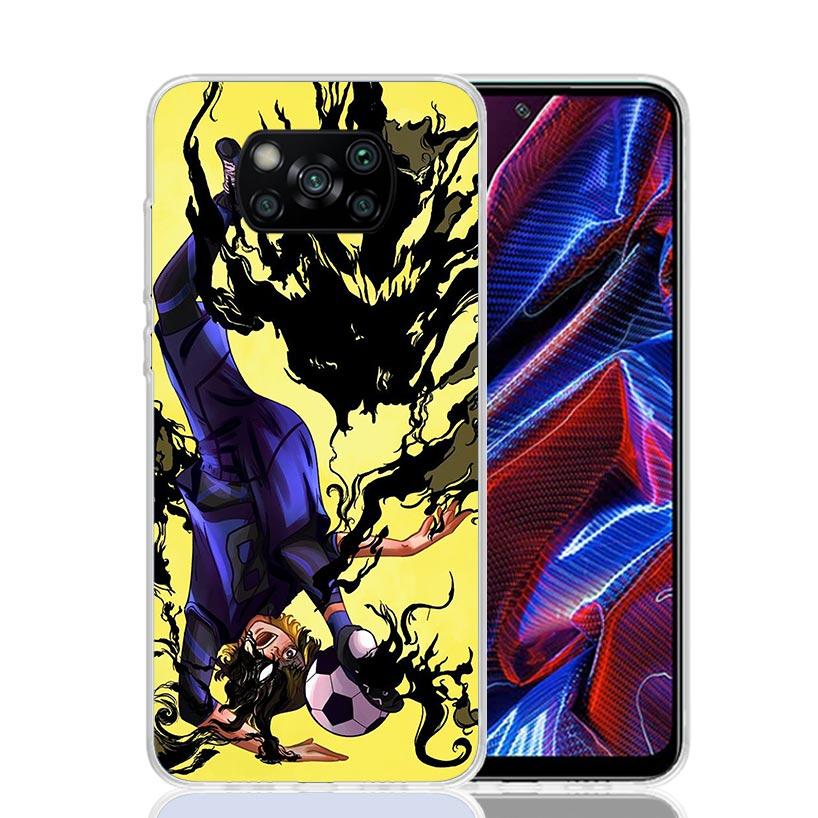 

Blue Lock Bachira Meguru Phone Case For Xiaomi Poco X7 X6 X5 Pro F7 Ultra Redmi 15C 15 13 13C 12 12C 10 10A 10C 9 9A 9C 9T Cover Xiaomi Poco F7 Ultra