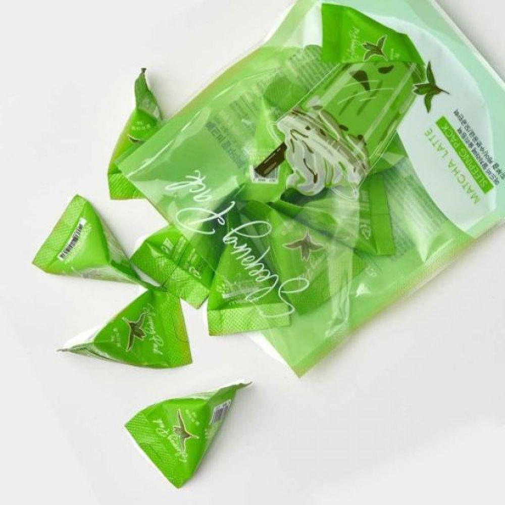Med B Triangular Pouch Matcha Latte Sleeping Pack 3gx10ea