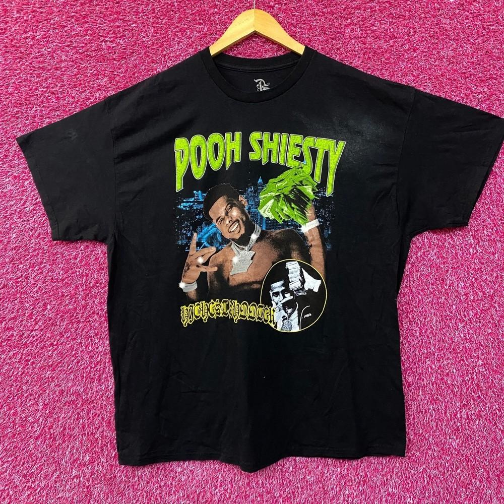 Pooh Shiesty Official Merch Highest Shooter Tshirt XL Unisex T-Shirt L