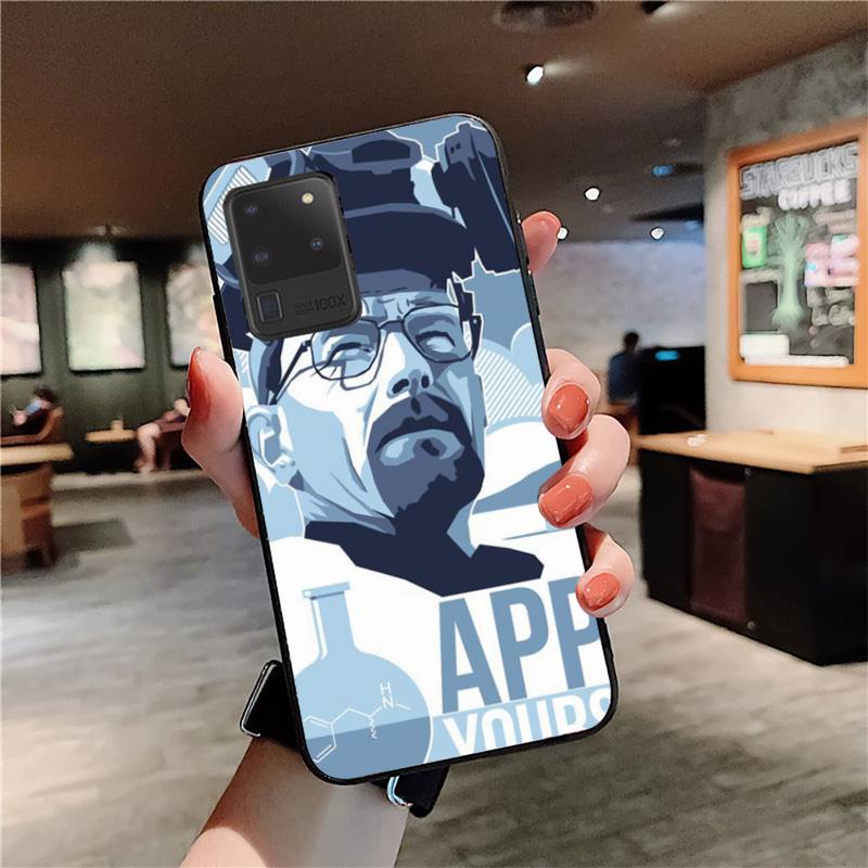 Breaking Bad Walter White Phone Case for Samsung S20 Lite S21 S10 S9 Plus for Redmi Note8 9pro for Huawei Y6 Cover