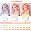 TONEOF Portable Selfie LightRechargable 60 LED PhoneLight with Clip Double 1 4 Screw Hole 2500k9000K Dimmable for iPhone Androi