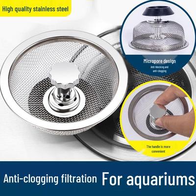 Universal Kitchen Sink Deodorant Drain Filter with Stainless Steel Cover