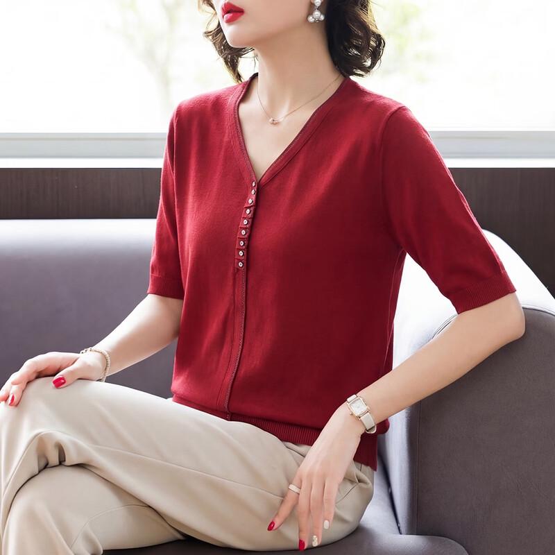 BAOLIANDUO Lyocell Women s Casual T-Shirt 3XL