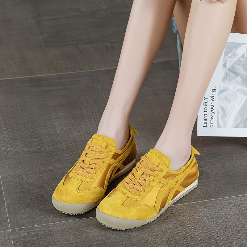 Leder Retro Weichsohle Deutsche Trainingsschuhe Seide Flachsohle Forrest Gump Schuhe Frühling Neu Freizeit Sportschuhe