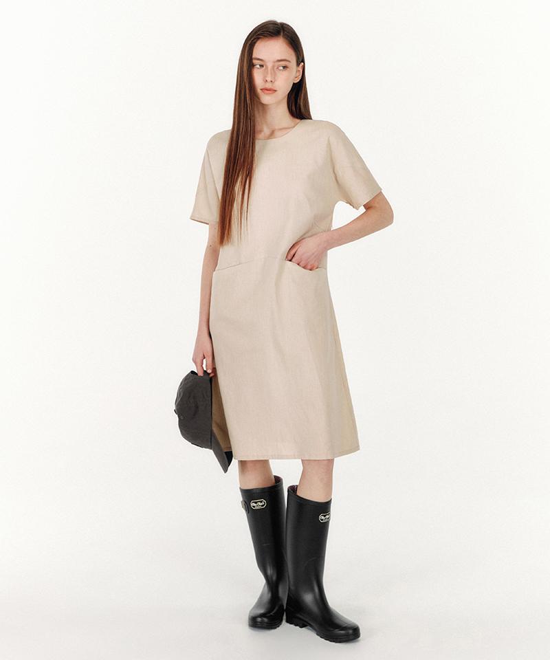 Marie Claire Linen Midi Dress (Mafbop07Mbe)