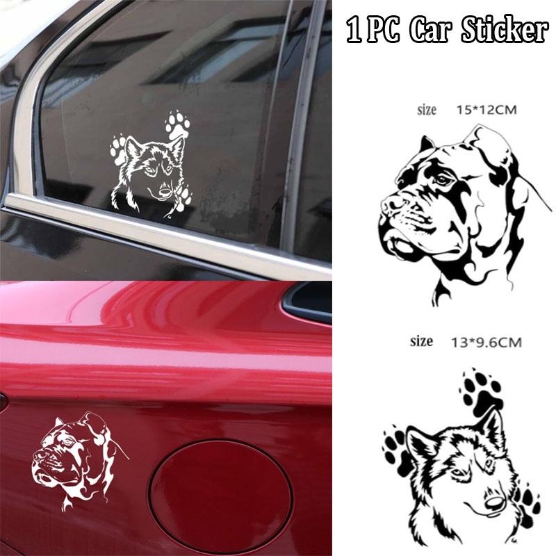 Funny dog stickers for cars Clearance