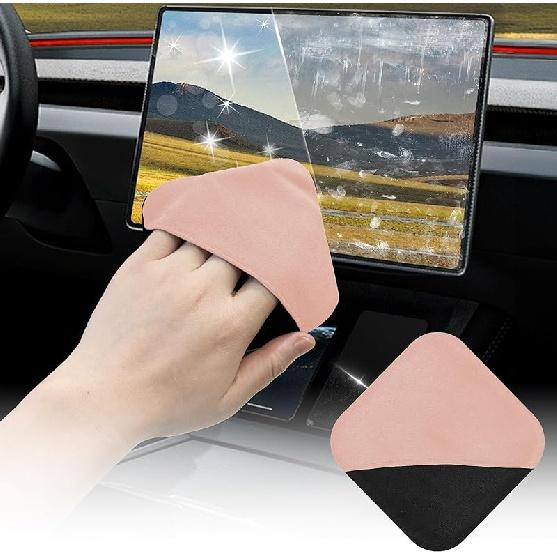 SuperKaKa Car Screen Cleaner- Vehicle Touchscreen Microfiber Cleaning Cloth, Touch Screens Clean Wipes Cars Interior Accessories Universal for Tesla