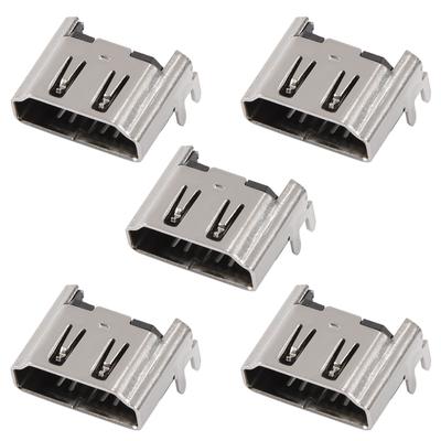 5 Stücke HDMI-Anschluss Schnittstelle Anschlussbuchse für Sony PlayStation 4 PS4 100011001200