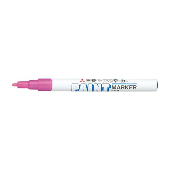 

Mitsubishi Pencil uni Paint Fine Round Peach Marker, Point, Tip, [1 Pen] PX21.13 розовый