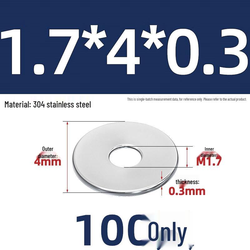 Alliance 304 Stainless Steel Thickened Flat Washers