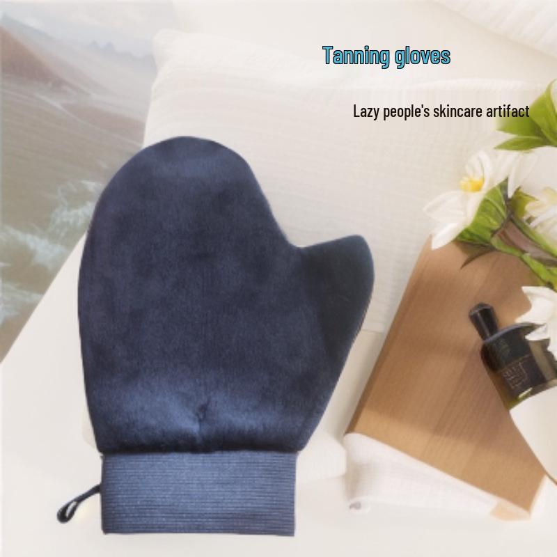 Vodotěsné vločkované rukavice aplikátor tělového mléka pro opalování a koupání