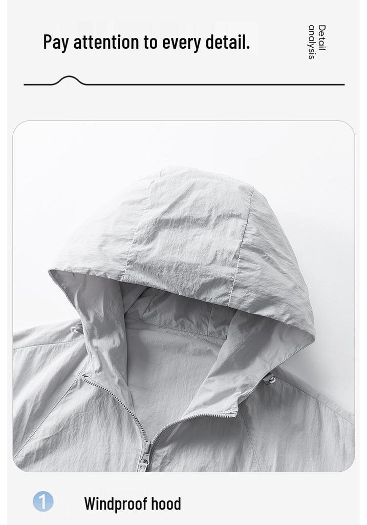 Men's UPF50+ Cooling Summer Hooded Jacket: Quick-Dry, Breathable, Lightweight, New 2026 Fishing Clothing