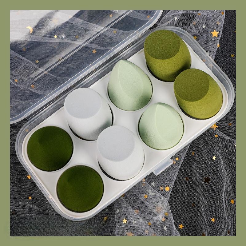 Egg-shaped Makeup Sponge Egg Box Set,gourd-shaped Water Drop Puff, Cosmetic Sponge, Makeup Sponge, Cushion Sponge, Beauty Tools
