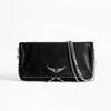 ZV Bag French Fashion Exquisite Women's Bag with Diamond Wings Messenger Bag Clutch Bag Envelope Women's Shoulder Bag