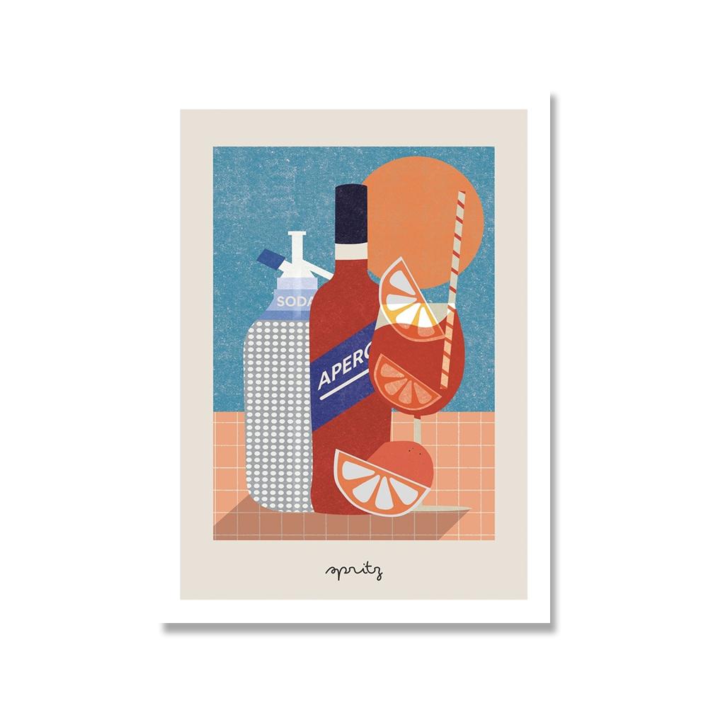 Gin Rum Margarita Mojito Beer Wine Cocktail Wall Art Canvas Painting Nordic Posters And Prints Wall Pictures For Bar Room Decor