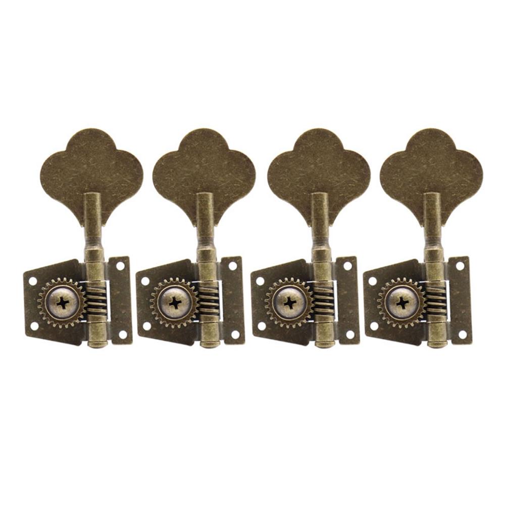 2L2R/4L/4R/1L3R/3L1R Open Gear Bass 4 String Tuners Tuning Pegs Keys Machine Heads For Bass Guitar Chrome Gold Black