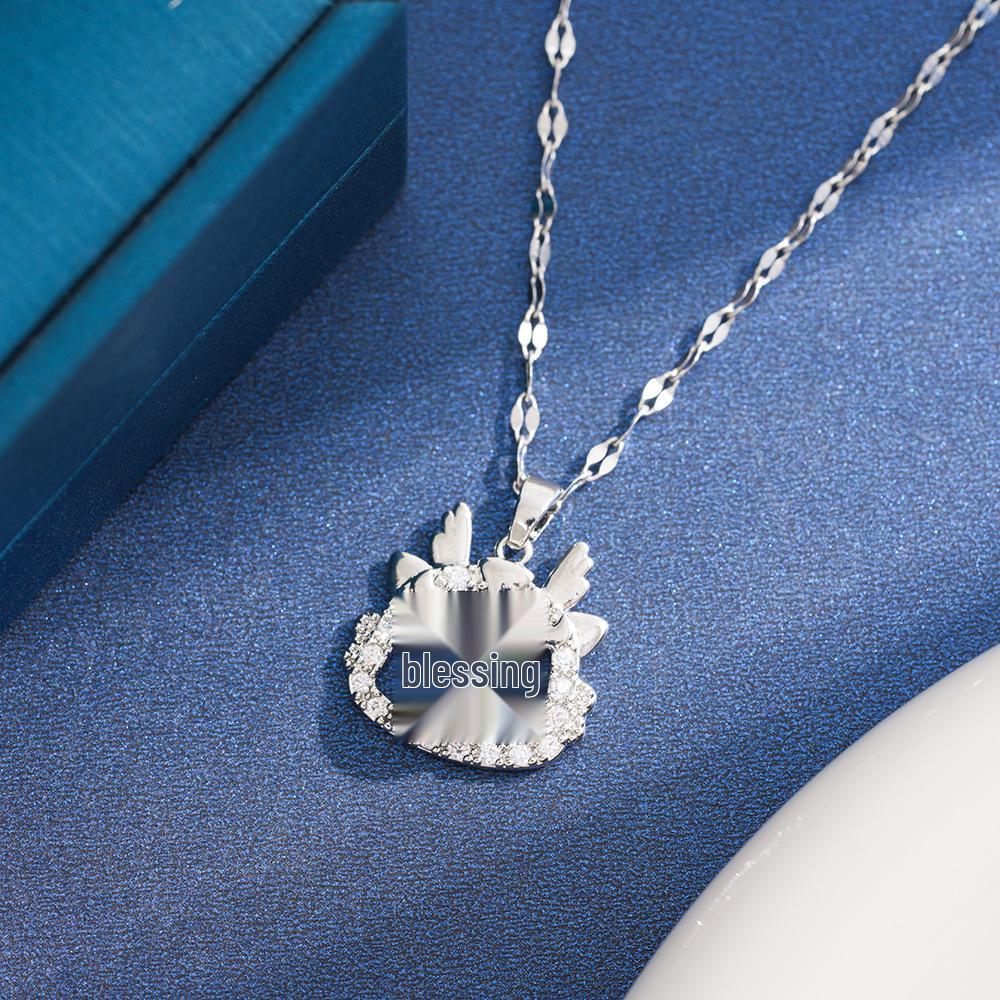Cross Fashion Trendy Cartoon Pendant Collarbone Chain