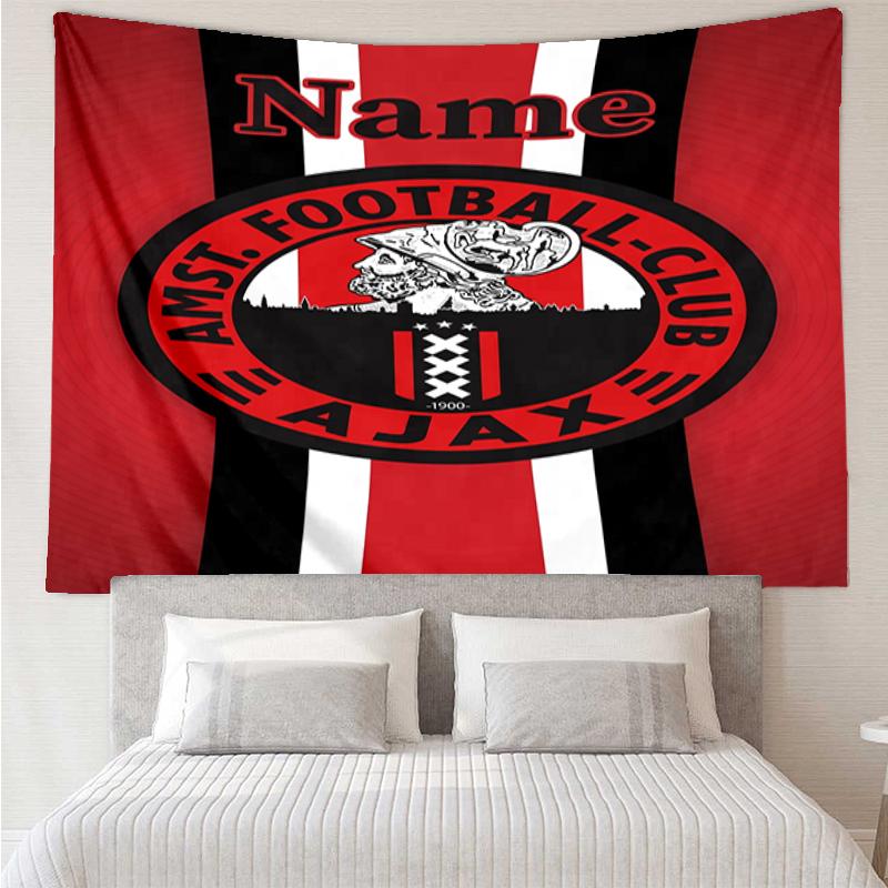 Custom Name Ajax Print Tapestry, Backdrop, Easy Setup, Ideal for Bedroom, Office & Living Room, with Aesthetic Wall Hanging Decor.