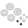 RC Motor Pinion Gear Set White Lightweight for Axial SCX24 1/24 Remote Control Model Vehicle
