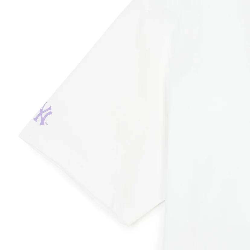 New MLB T Shirts Unisex White 3ATSE0243-50IVS