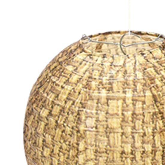 Yousheng 1/9Pcs Paper Lanterns Set Rustic Burlap Design Easy To Hang Handmade Hanging Lanterns Wedding Party Decorations