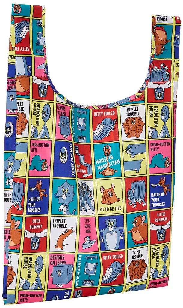 Marushin Eco Tom and Jerry Funny Art Cute x W40 x D20cm 12 x Made with Recycled Product 4105012200 Bag, Frame, Merchandise, H63.5 (Folded 12cm),