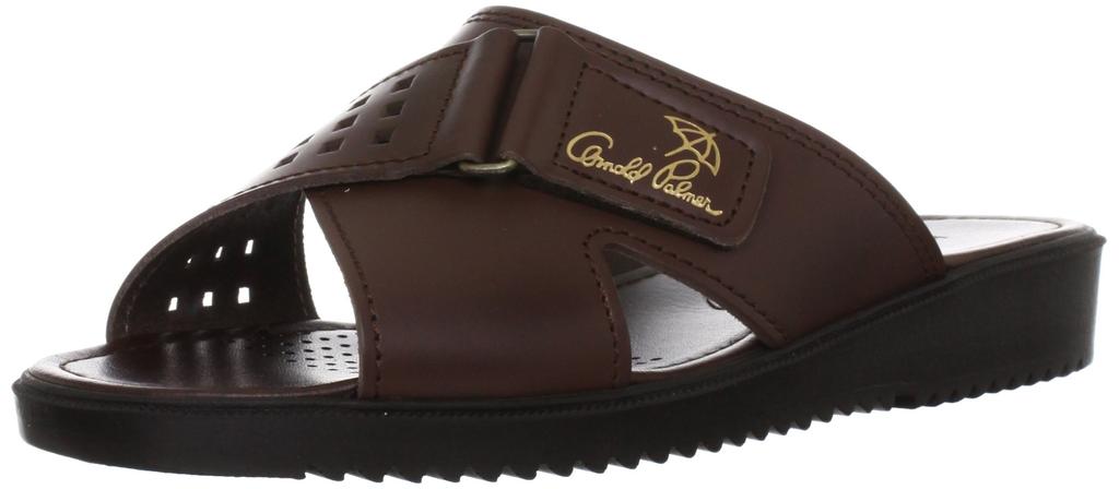 Arnold Palmer AP6711 Size cm Men's Sandals, D/BR, 25.0
